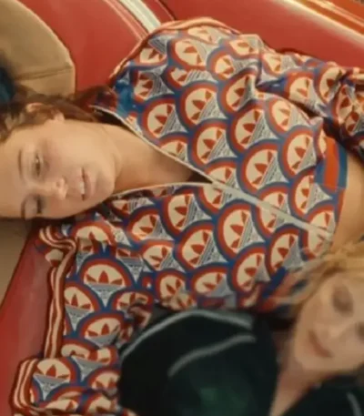 Adele Exarchopoulos Wingwomen 2023 Crop Bomber Jacket