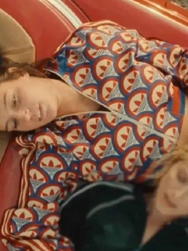 Adele Exarchopoulos Wingwomen 2023 Crop Bomber Jacket