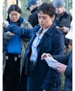 Tracker S03 Agent Temple Blue Trench Coat