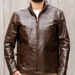 Aldrick Brown Leather Vintage Jacket