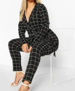 Alex Newell Zoey’s Extraordinary Playlist Black Checked Suit
