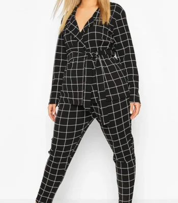 Alex Newell Zoey’s Extraordinary Playlist Black Checked Suit