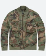 Allen Iverson Camo Bomber Jacket