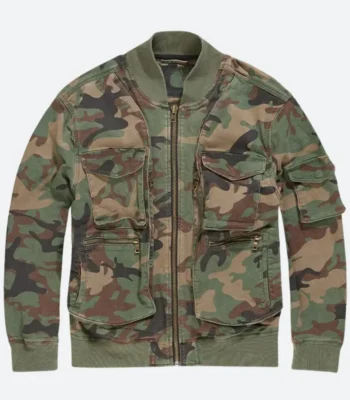 Allen Iverson Camo Bomber Jacket
