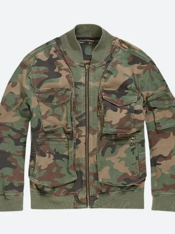 Allen Iverson Camo Bomber Jacket