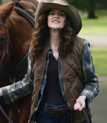 Ally Sheedy Wild Cards S02 Brown Vest