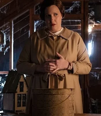 Alma Fillcot Why Women Kill Brown Shirt Style Coat