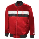 Ambassador Rockets Bomber Red Satin Jacket