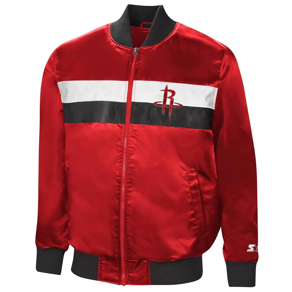 Ambassador Rockets Bomber Red Satin Jacket Ambassador Rockets Bomber Red Satin Jacket