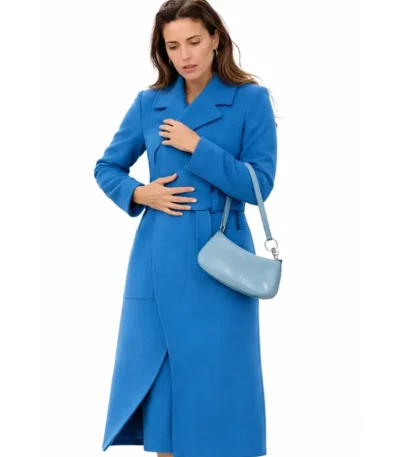 Amelia Heinle The Young and the Restless Blue Coat