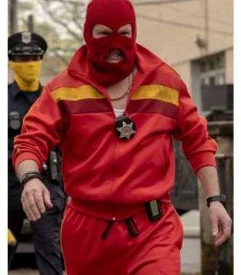 Andrew Howard Watchmen Red Costume Jacket