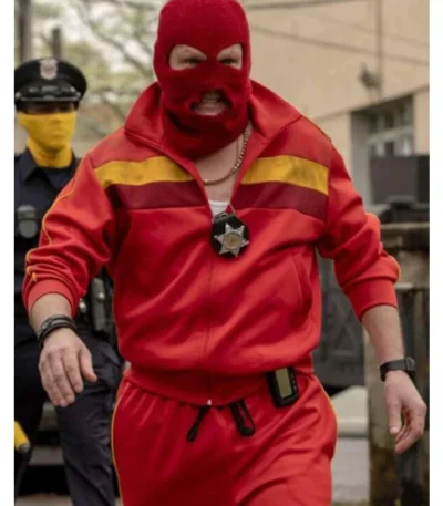 Andrew Howard Watchmen Red Costume Jacket
