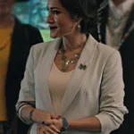 Angela Blue Thunder Yellowstone S05 White Blazer