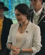 Angela Blue Thunder Yellowstone S05 White Blazer