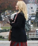 I Play Rocky AnnaSophia Robb Black Coat
