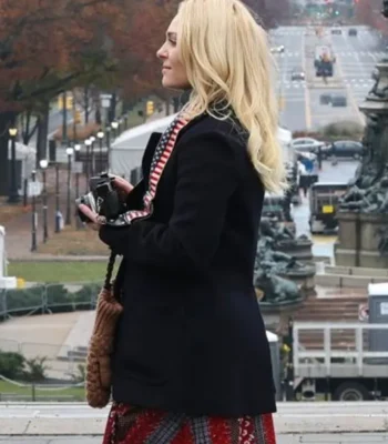 I Play Rocky AnnaSophia Robb Black Coat
