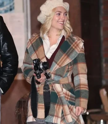 I Play Rocky AnnaSophia Robb Checkered Coat