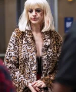 Anne Hathaway Wecrashed Rebekah Neumann Leopard Coat