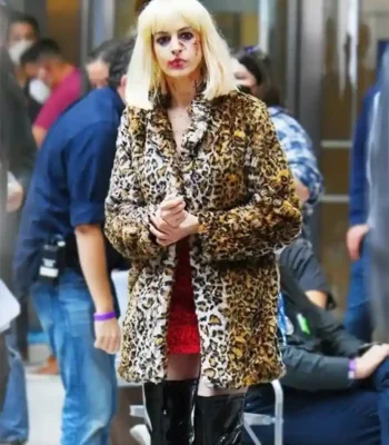 Anne Hathaway Wecrashed Rebekah Neumann Leopard Coat
