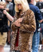 Anne Hathaway Wecrashed Rebekah Neumann Leopard Coat