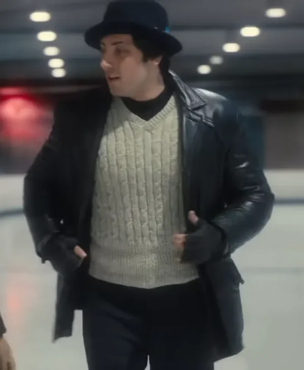 Anthony Ippolito I Play Rocky Leather Blazer