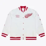 Arctic White Detroit Red Wings Lightweight Satin Jacket