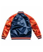 Houston Astros Navy and Orange Satin Jacket