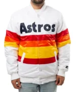 Houston Astros Color-Block Starter Satin Jacket