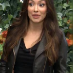 Audra Charles The Young and the Restless Black Leather Jacket
