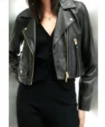 Audra Charles The Young and the Restless Black Leather Jacket