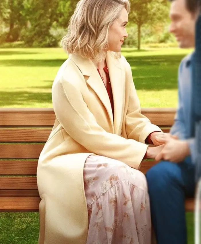 Becca Tobin The Wedding Contract Yellow Long Coat Becca Tobin The Wedding Contract Yellow Long Coat