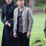 Ben Hargreeves Umbrella Academy Grey Bomber Jacket