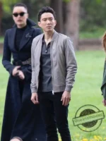 Ben Hargreeves Umbrella Academy Grey Bomber Jacket