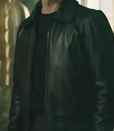 Berlín 2023 TV Series Berlin Black Leather Jacket