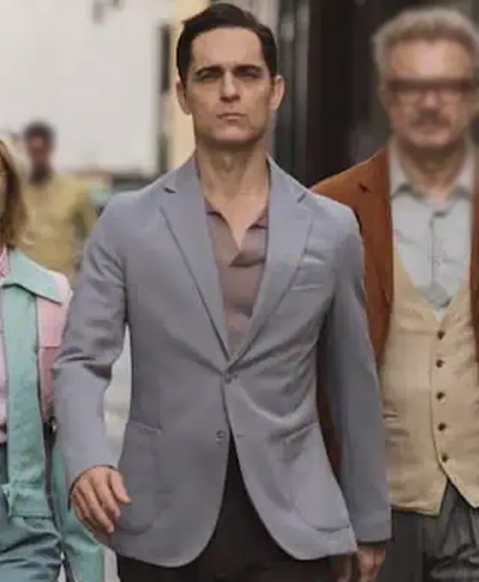 Berlin S02 Pedro Alonso Grey Blazer Berlin S02 Pedro Alonso Grey Blazer