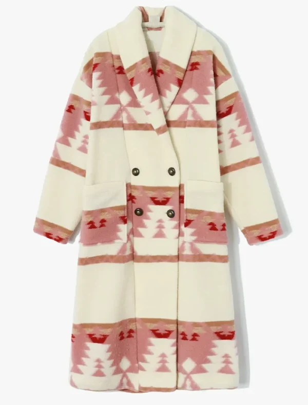 Beth Dutton Yellowstone S05 Pink Coat