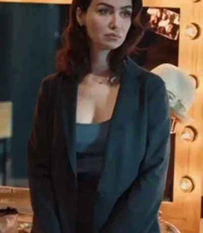 Birce Akalay As The Crow Flies (Seires 2024) S01 Black Blazer
