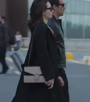 Birce Akalay As the Crow Flies Black Wool Coat