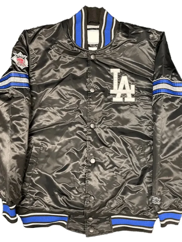Black Los Angeles Dodgers Pick & Roll Jacket