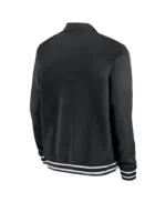 Miami Marlins Collection Dugout Black Bomber Jacket