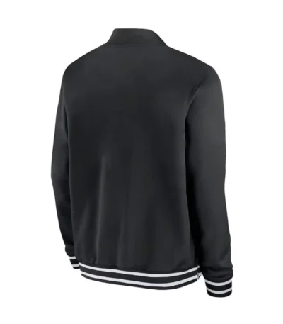 Miami Marlins Collection Dugout Black Bomber Jacket