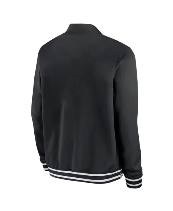 Miami Marlins Collection Dugout Black Bomber Jacket