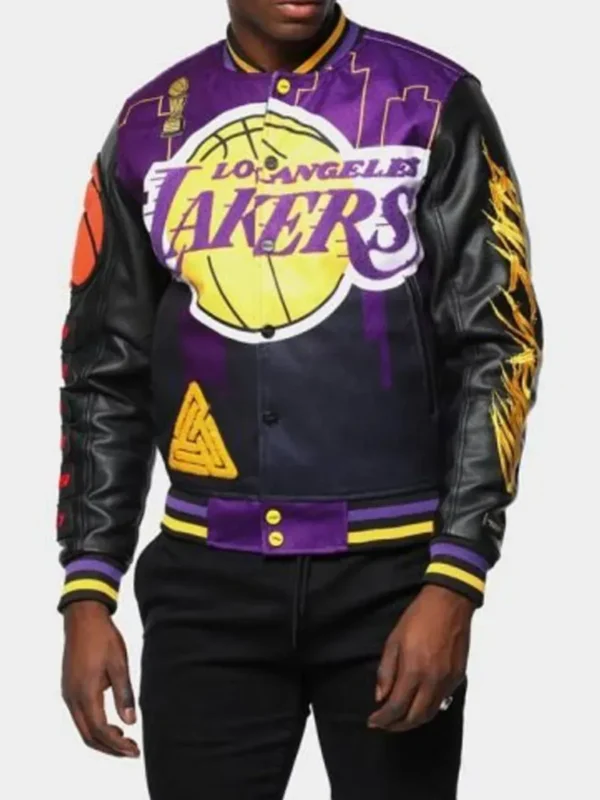 Black Pyramid Los Angeles Lakers Jacket