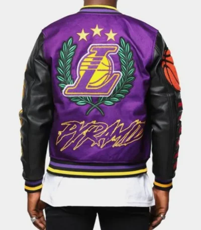 Black Pyramid Los Angeles Lakers Jacket