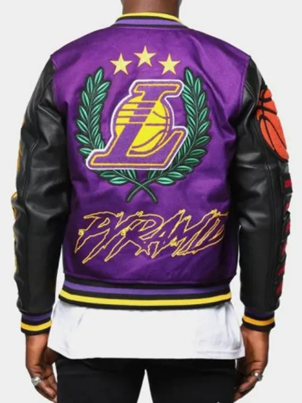 Black Pyramid Los Angeles Lakers Jacket