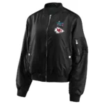 Black Super Bowl LVII Champions Kansas City Chiefs Bomber Jacket