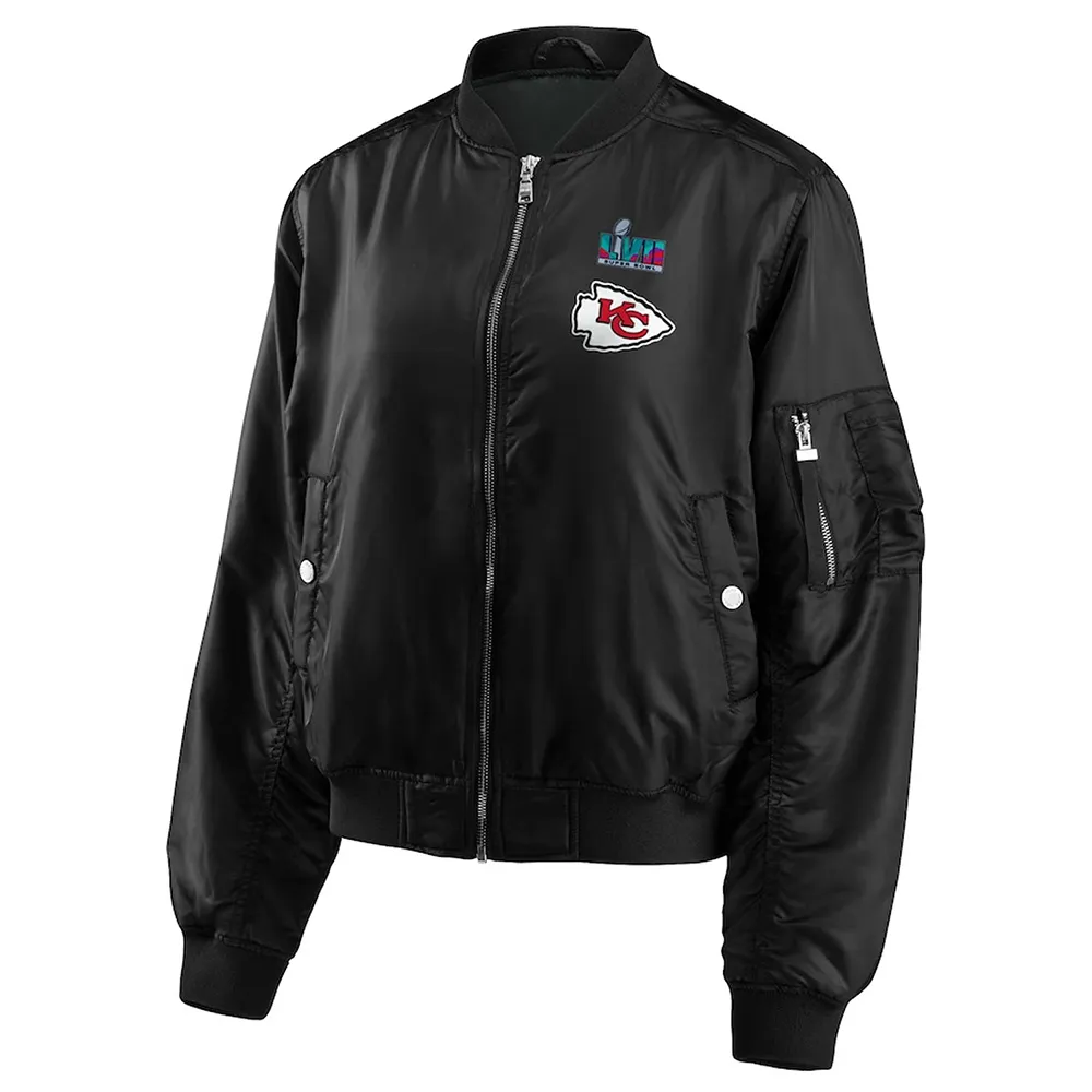 Black Super Bowl LVII Champions Kansas City Chiefs Bomber Jacket Black Super Bowl LVII Champions Kansas City Chiefs Bomber Jacket