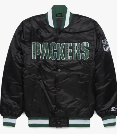 Blackout Green Bay Packers Jacket