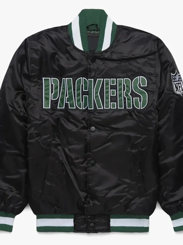 Blackout Green Bay Packers Jacket