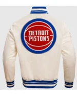 Classic Detroit Pistons Retro Rib Jacket
